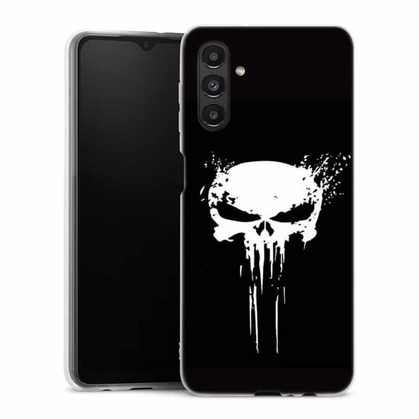 Coque téléphone Samsung A04S Punisher Skull